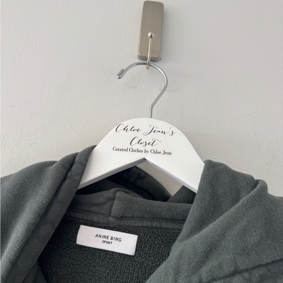 ANINE BING NYC Green Hoodie M - Picture 6 of 7